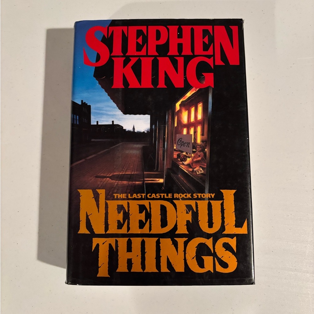 Stephen King Needful Things Hardcover Book